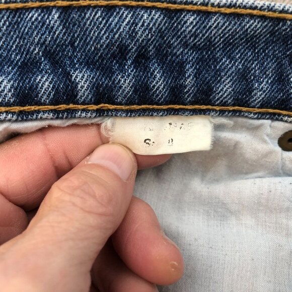 Full Blue Mens Jeans 38x30 Relaxed Fit Straight Leg Blue Denim Cotton Casual - Picture 12 of 16